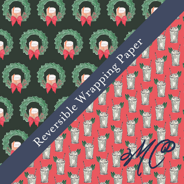 Bourbon Double Sided Wrapping Paper