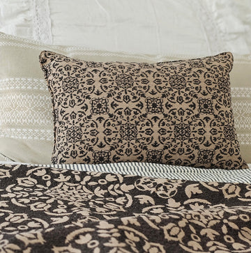 Heritage Black and Tan Pillow