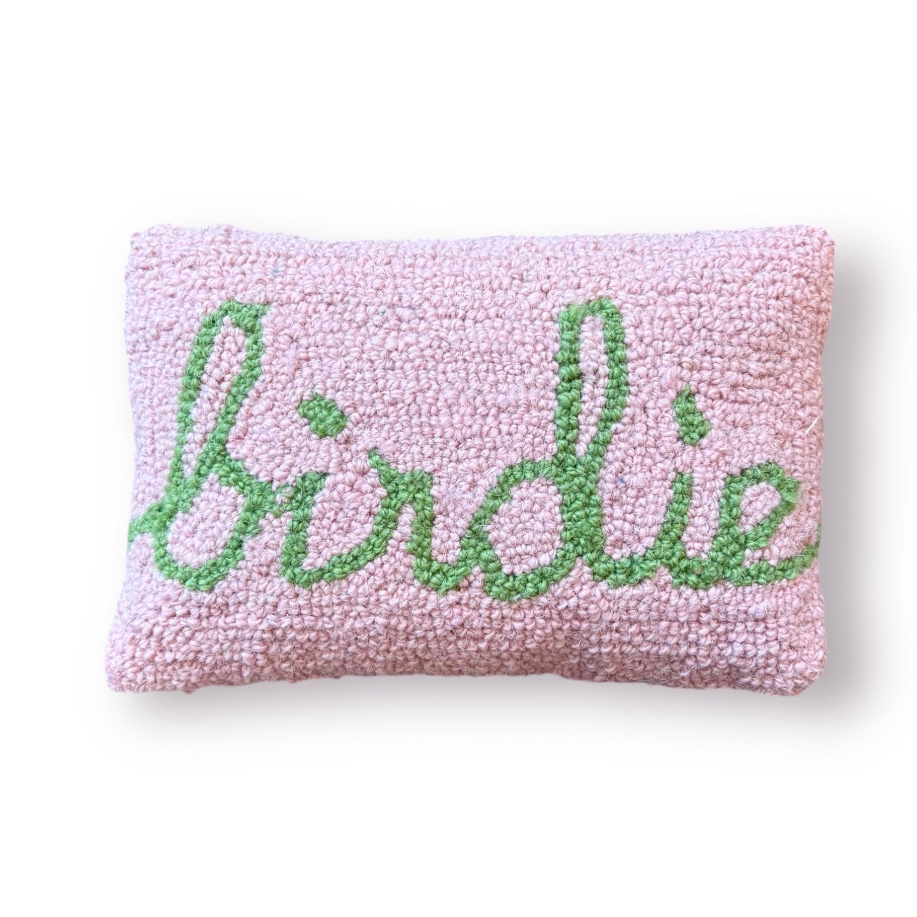 Birdie Hooked Pillow