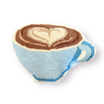 Latte Hooked Pillow