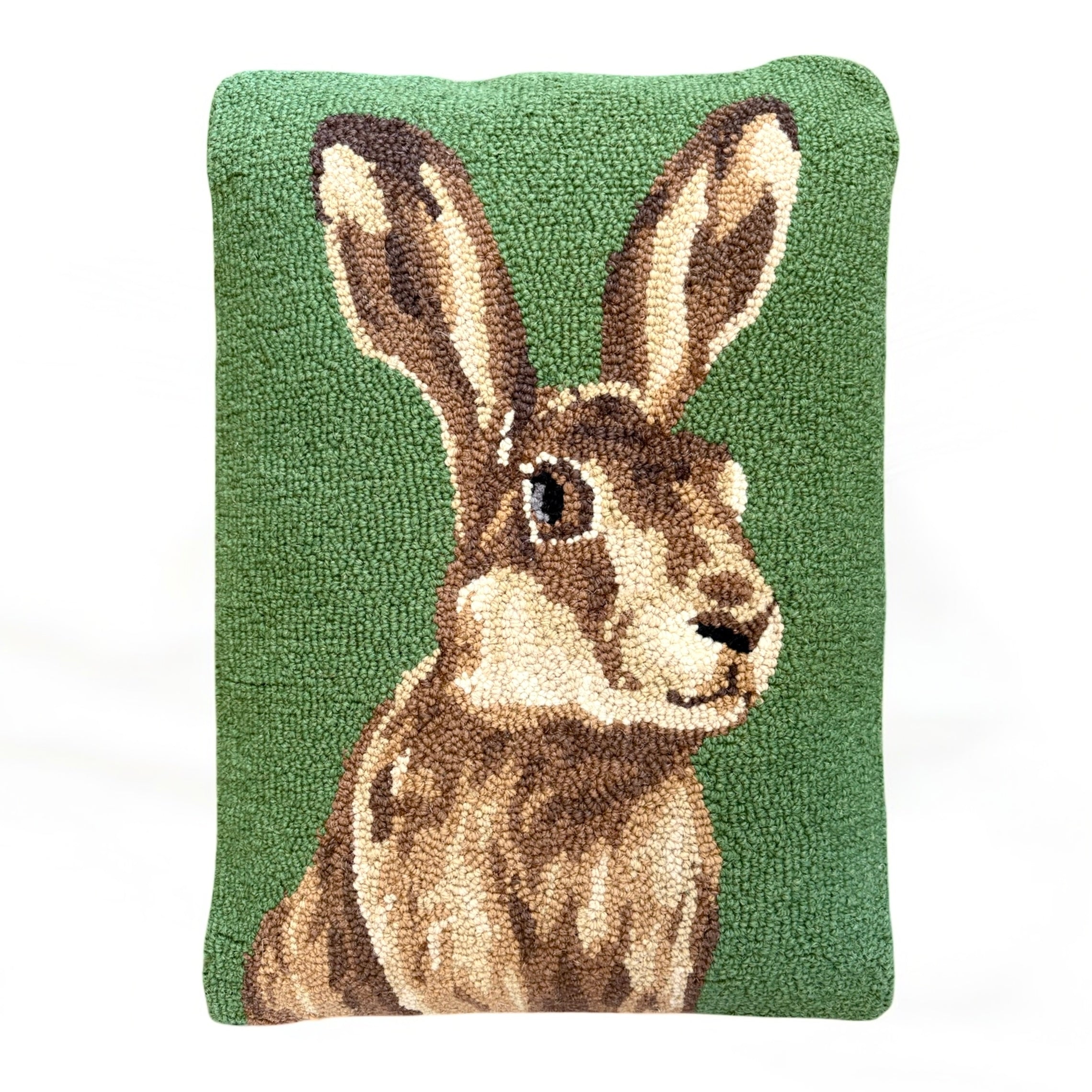 Jackrabbit Hooked Pillow