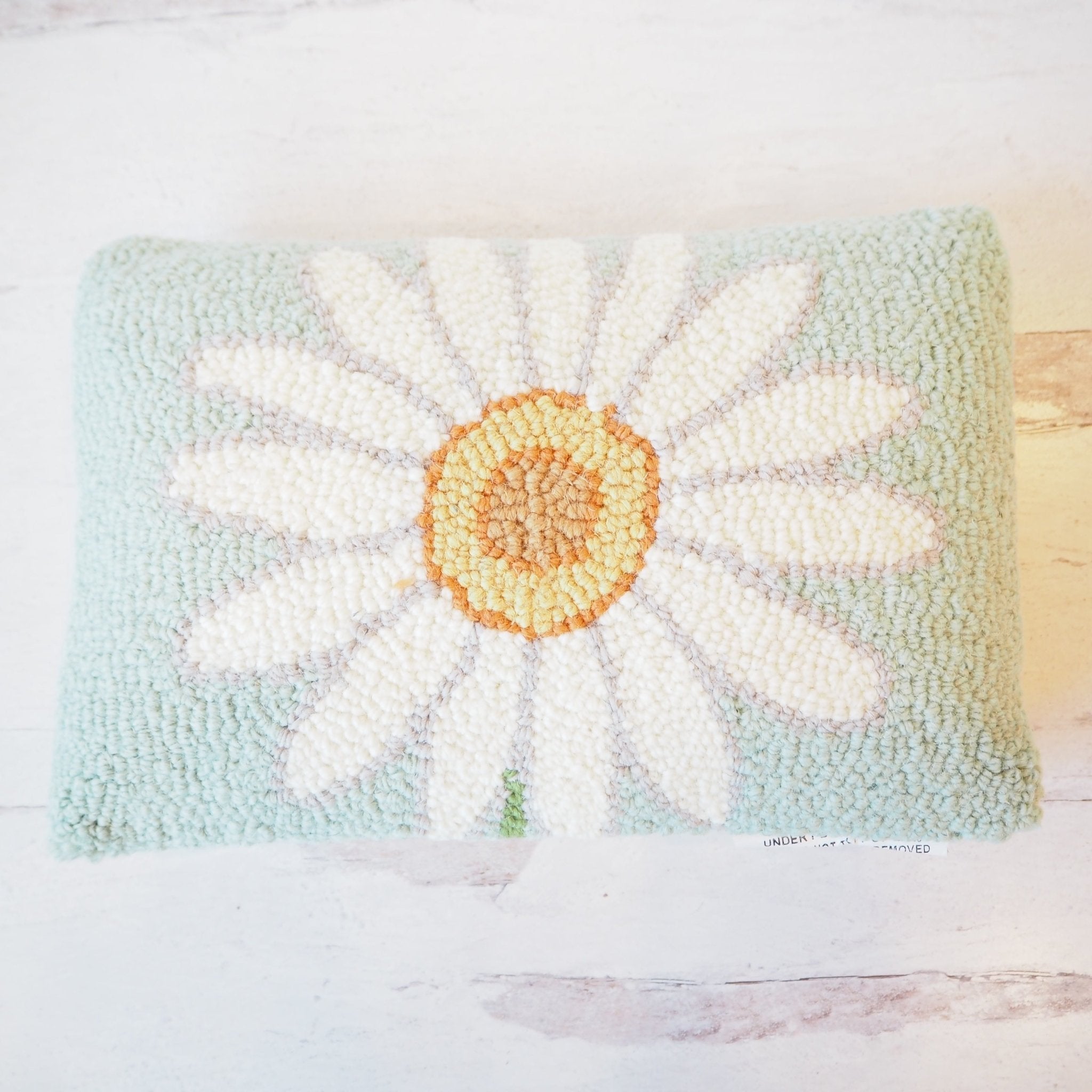 Daisy Hooked Pillow