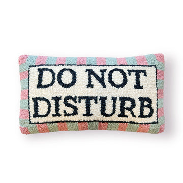 Do Not Disturb Hooked Pillow