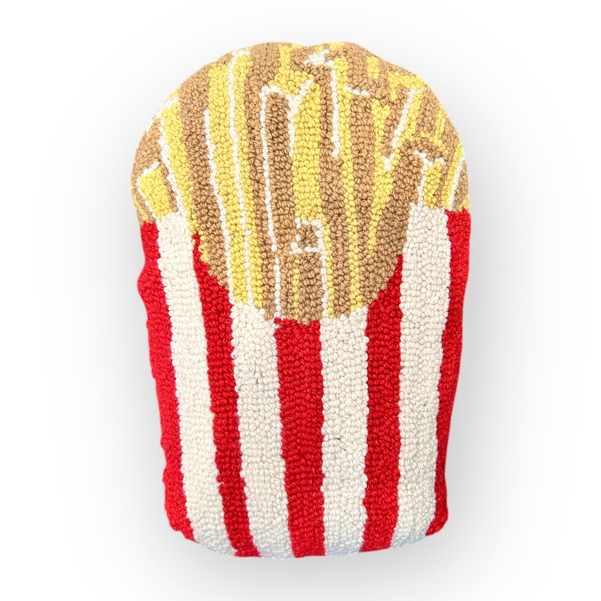 French Fry Hooked Pillow