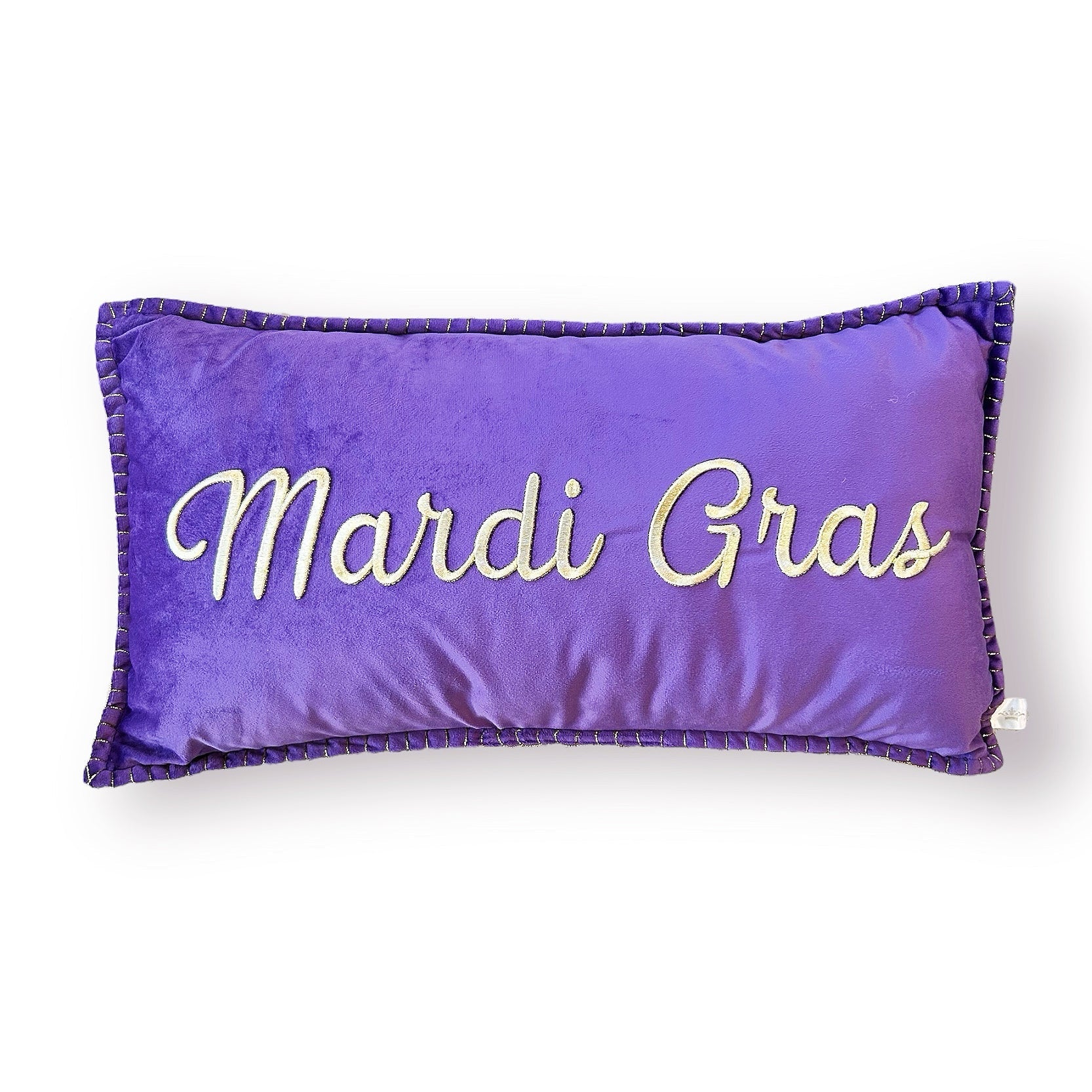 Mardi Gras Purple Pillow