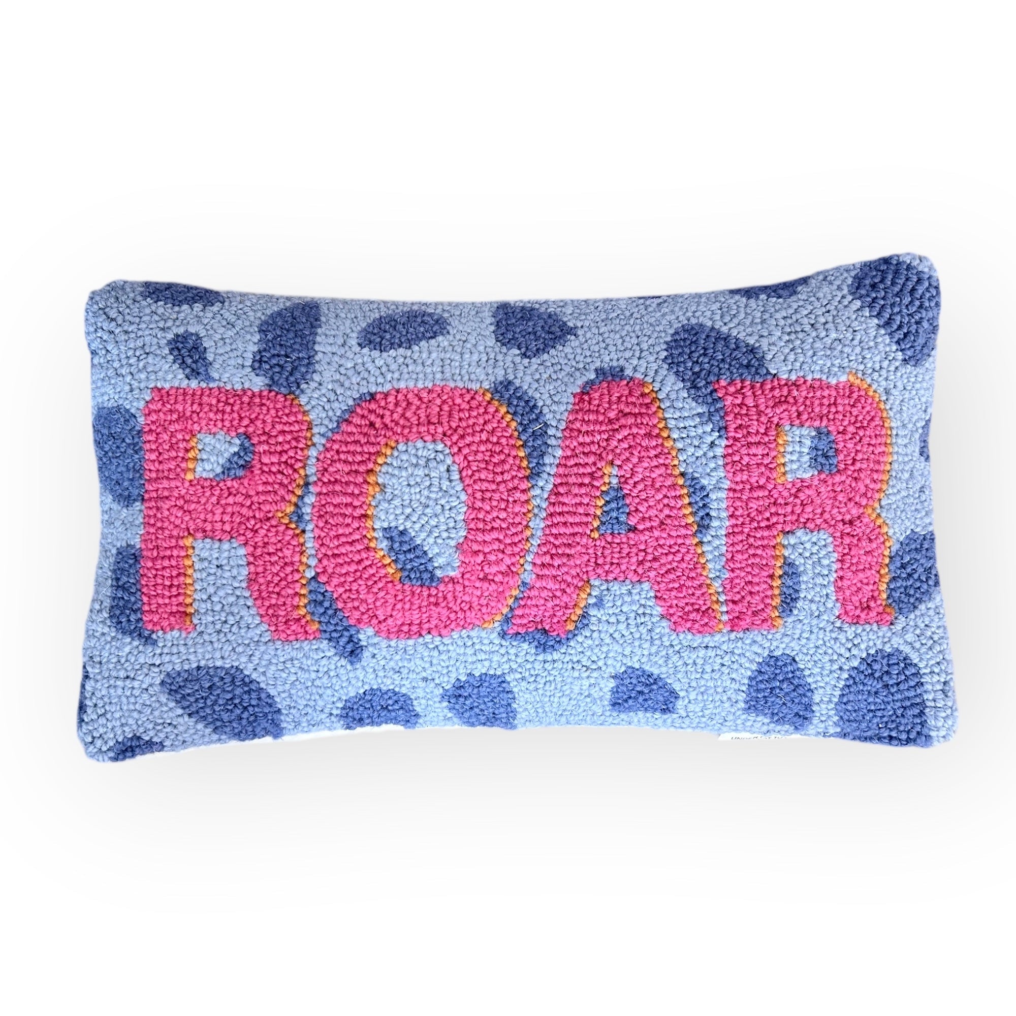 Roar Hooked Pillow